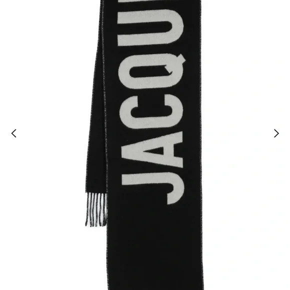 Jacquemus Monochrome Logo Scarf - Picture 4 of 7